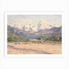 The Valley Of The Nervia (1884), Claude Monet Art Print