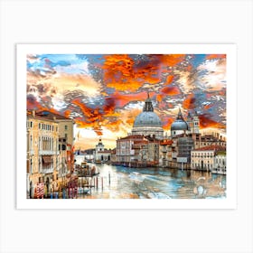 Capital Cities - Sunset In Venice Art Print