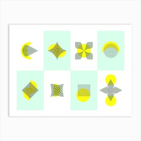 Dots for Shapes 2 Art Print