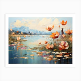 Lotus Flowers Art Print