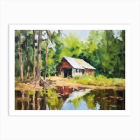 Cabin In The Woods 1 Art Print