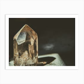 Smoky quartz Art Print