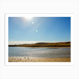 Beachy Fall Landscape Art Print