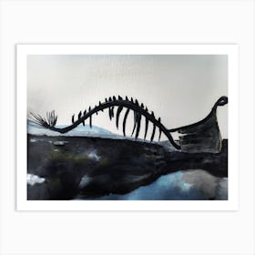 Dakkar monument in Vardø Art Print