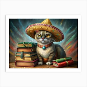 Mexican Cat Art Print