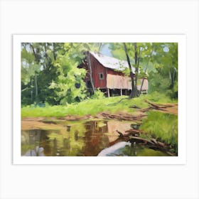 Red Barn Art Print