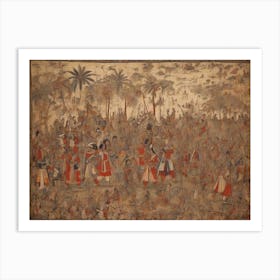 Battle Of Naini Art Print