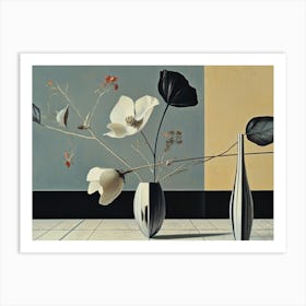 'Three Vases' Art Print