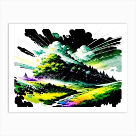 Twilight Forest Art Print