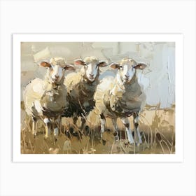 Sheep In The Field 1 Art Print