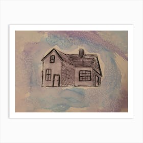 House In The Sky Art Print