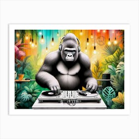 Jungle Beats Maestro Art Print