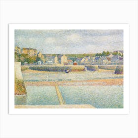 The Outer Harbor, Georges Seurat Art Print