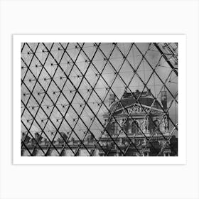 Louvre Old and New - Paris France Art Print