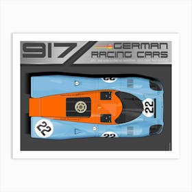 Porsche 917 No. 22 Art Print