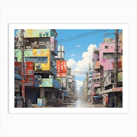 City Street Art Print