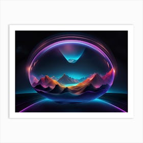 Sphere Of Light Art Print