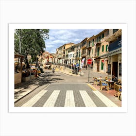 Street Scene in Mallorca (Spain Series) Art Print