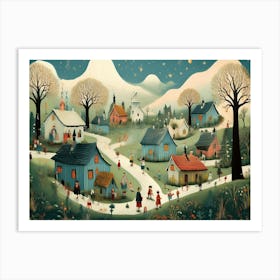 Village 2 Art Print