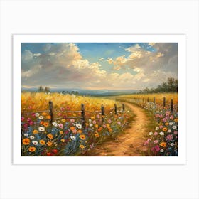 Path In The Meadow 2 Art Print