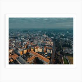 Aerial image of Verona, Italy Wall Art Art Print