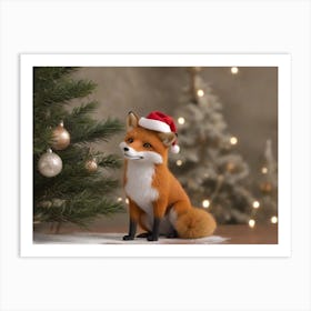 Christmas Animals 16 Art Print