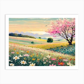 Cherry Blossoms 5 Art Print