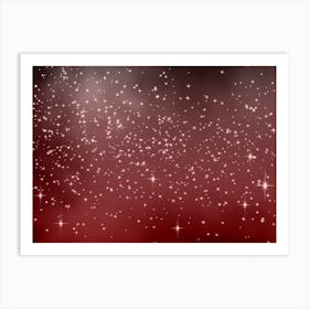 Salmon Shining Star Background Art Print