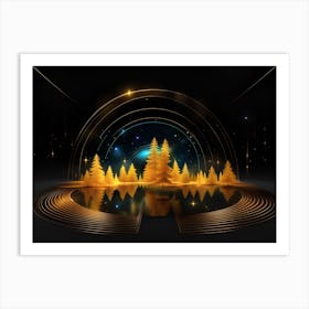 Christmas Tree 6 Art Print