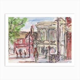 Top Of Bank Street Ashford 8th May 2024 Art Print