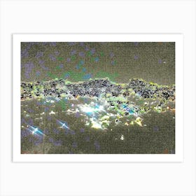 City Scape At Night 13 By Binod Dawadi Art Print