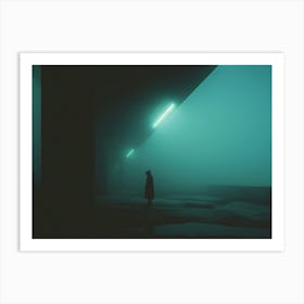 Concrete Night Fog | The Art of Solitude Art Print