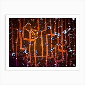 Abstraction Dawn In Space Art Print