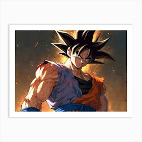 Dragon Ball Z Wallpaper 50 Art Print