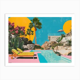 'Sunshine Pool' Art Print