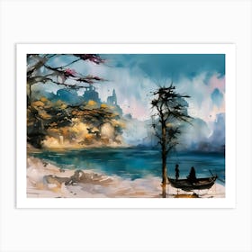 Of A Boat Art Print