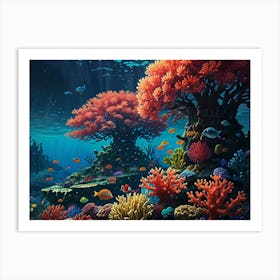 Coral Reef 5 Art Print