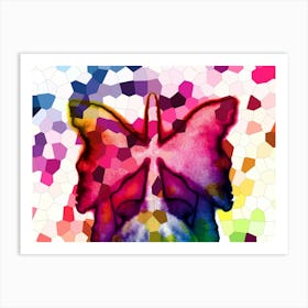 Butterfly Modern Art 1 Art Print