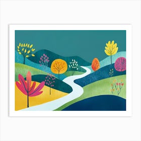 Walk In The Woods Art Print