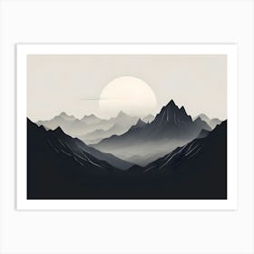 Mountain Landscape Art Print