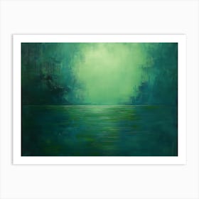 Green Landscape 2 Art Print