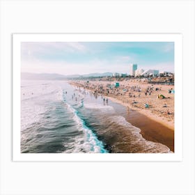 California Beach Art Print