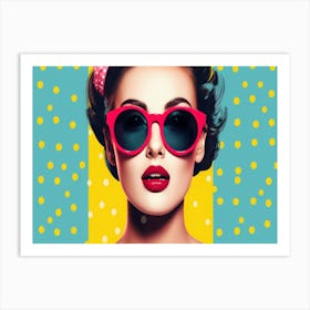 Polka Dot Painting Art Print