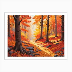 Autumn Forest 6 Art Print