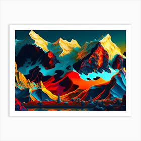 Glowing Wilderness Art Print