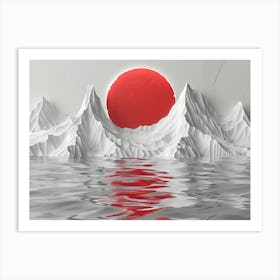 Japanese Sun 1 Art Print