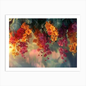 Hibiscus Flowers 1 Art Print