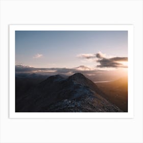 Sunrise Over Scotland Art Print