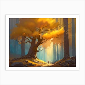 Autumn Forest 103 Art Print