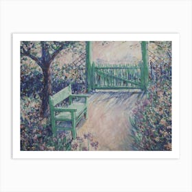 Claude Monet'S Garden 6 Art Print